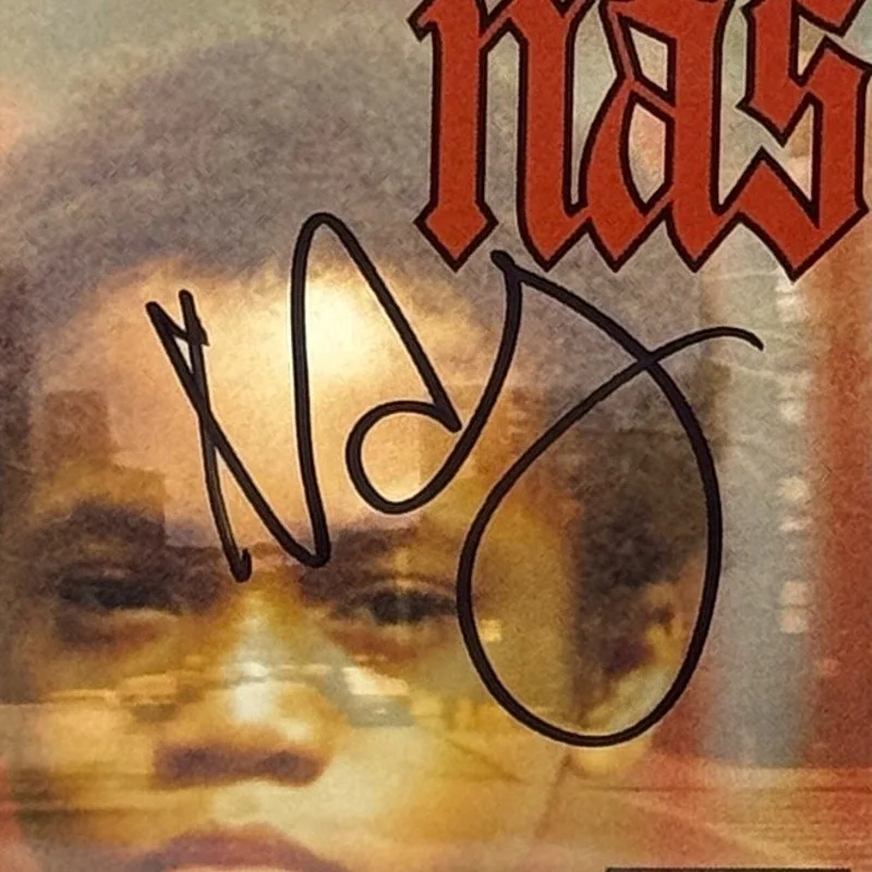 NAS Signed Illmatic CD Album Cover Slip PSA DNA Certified Auth Autograph Auto B, image 2