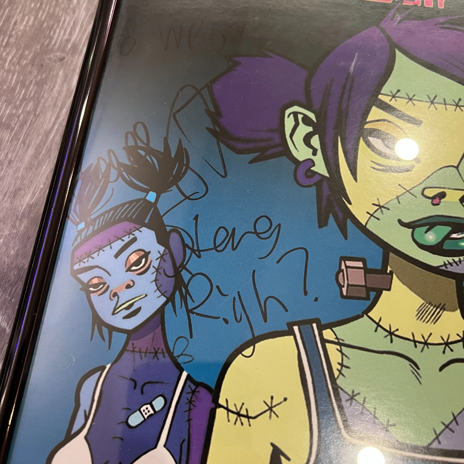 Mindless Self Indulgence 'Frankenstein Girls' Signed Autographed Flat [JSA], image 3