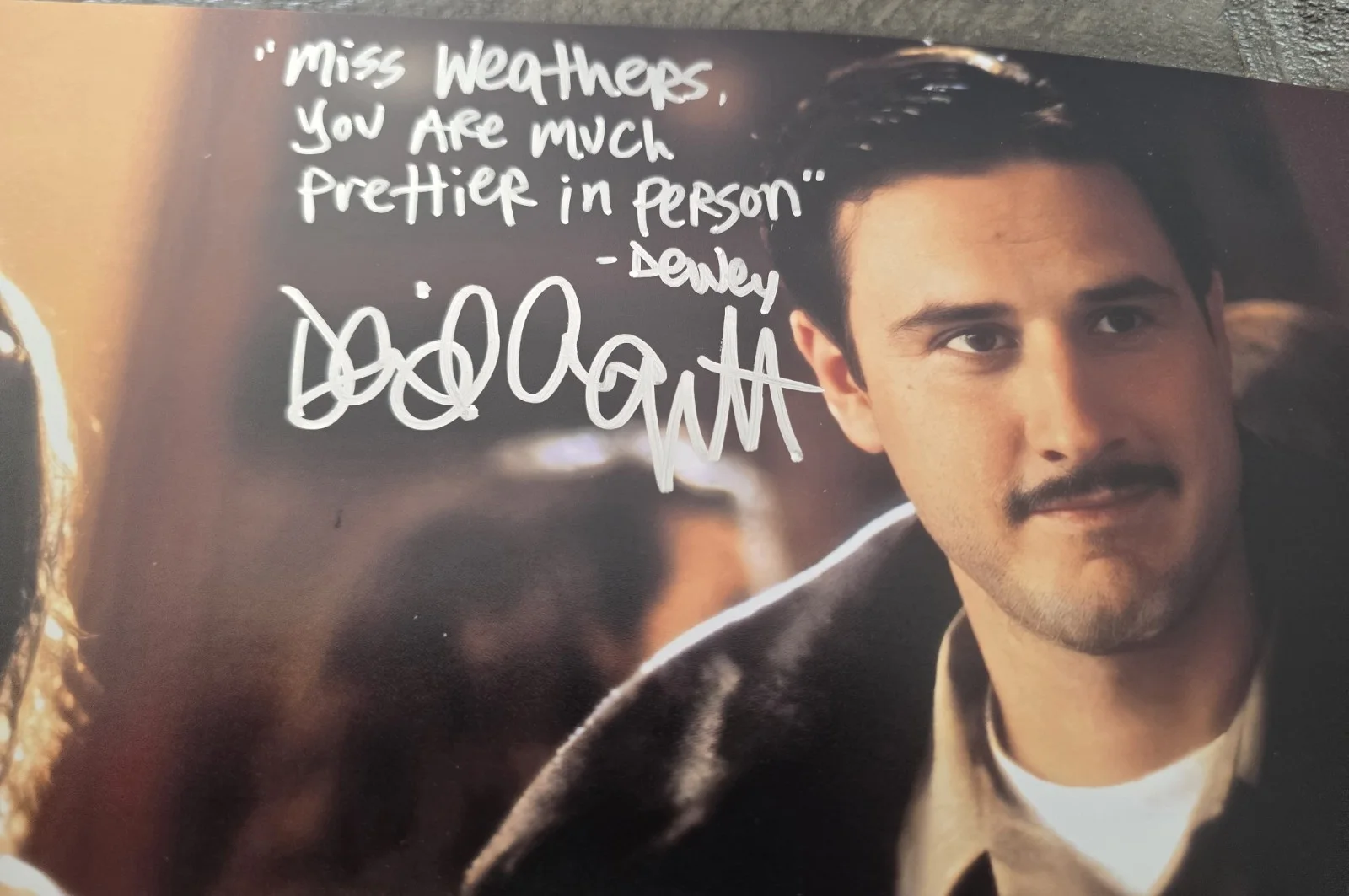 David Arquette — David Arquette Signed 11x14 Scream JSA Witnessed Sticker Only, image 2