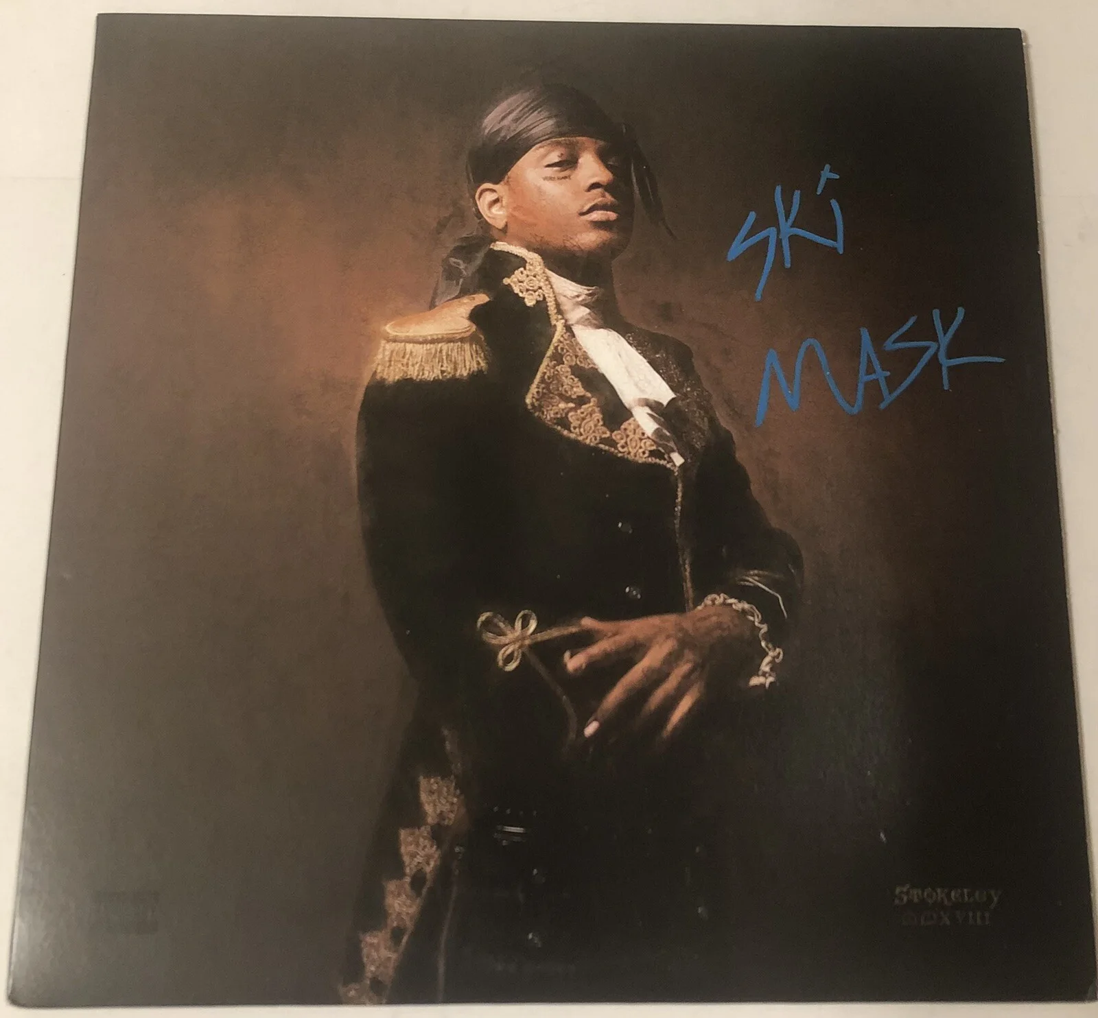 SKI MASK THE SLUMP GOD SIGNED STOKELEY LP VINYL RECORD ALBUM PROOF JSA COA, изображение 3