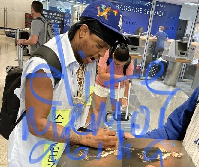 SKI MASK THE SLUMP GOD SIGNED STOKELEY LP VINYL RECORD ALBUM PROOF JSA COA, изображение 5