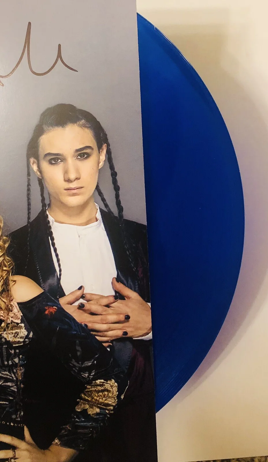 MANESKIN SIGNED CHOSEN LP VINYL RECORD ALBUM DAMIANO DAVID VICTORIA JSA COA, изображение 3