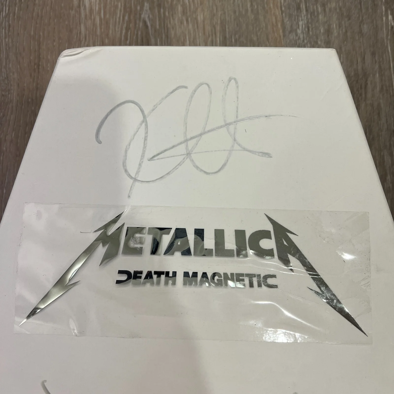 Metallica 2008 'Death Magnetic' Signed Autographed Coffin CD Box Set [JSA], изображение 3