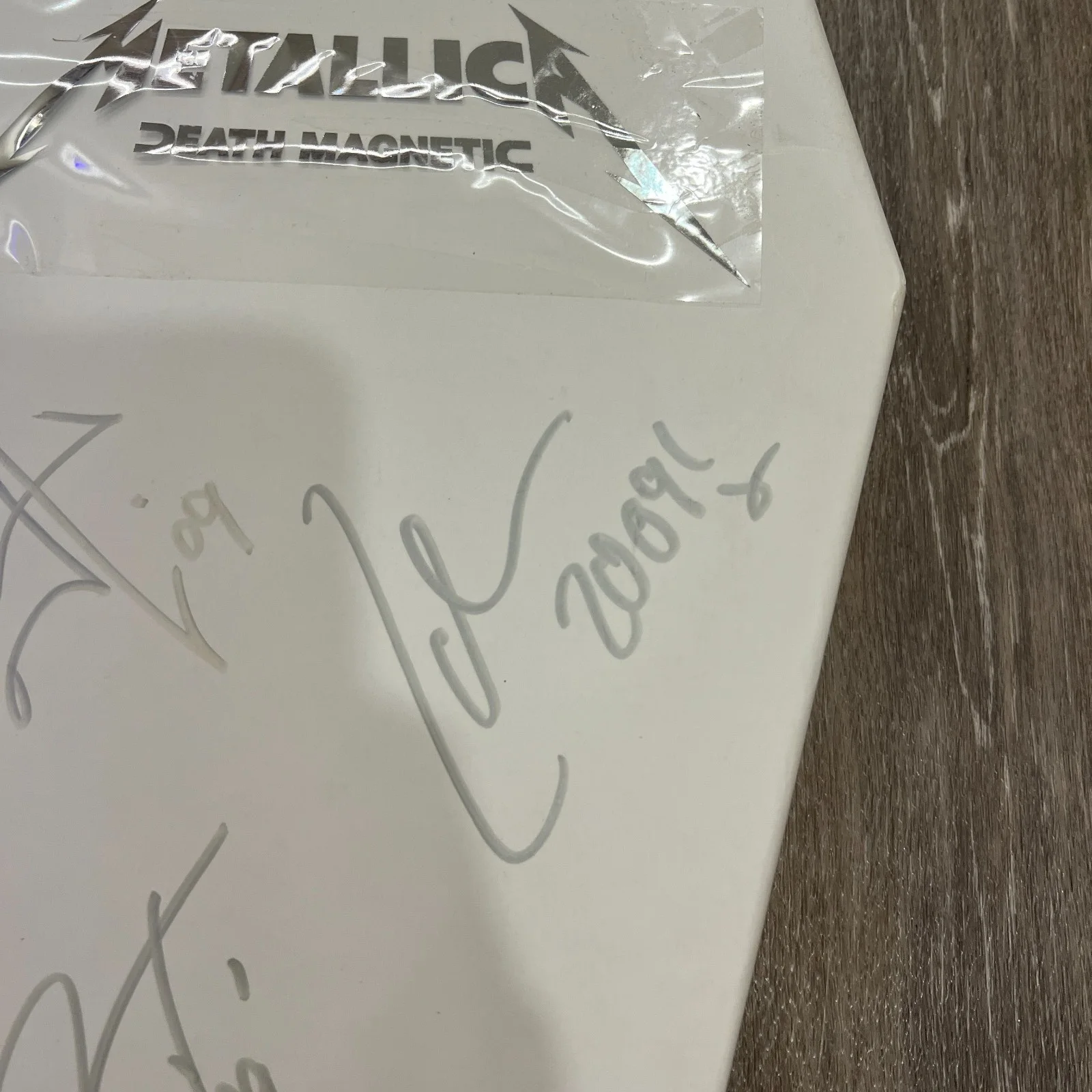 Metallica 2008 'Death Magnetic' Signed Autographed Coffin CD Box Set [JSA], изображение 5