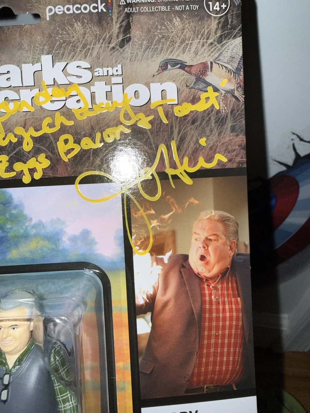 Jim O’Heir — JIM O'HEIR SIGNED Jerry Gergich Parks & Recreation Super7 Figure W/ Quote, image 3
