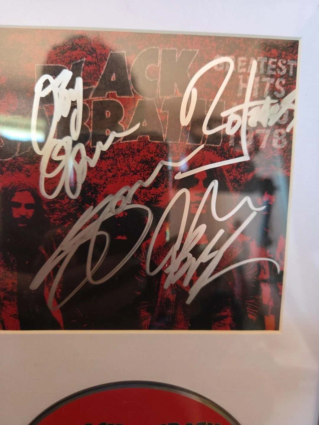 Black Sabbath Signed Greatest Hits Ozzy Osbourne CD, image 2