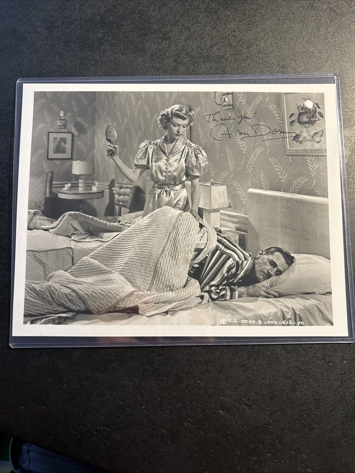 Ann Doran — Ann Doran Signed Photo Autograph ACOA Classic Hollywood Actress Vintage B&W, изображение 5