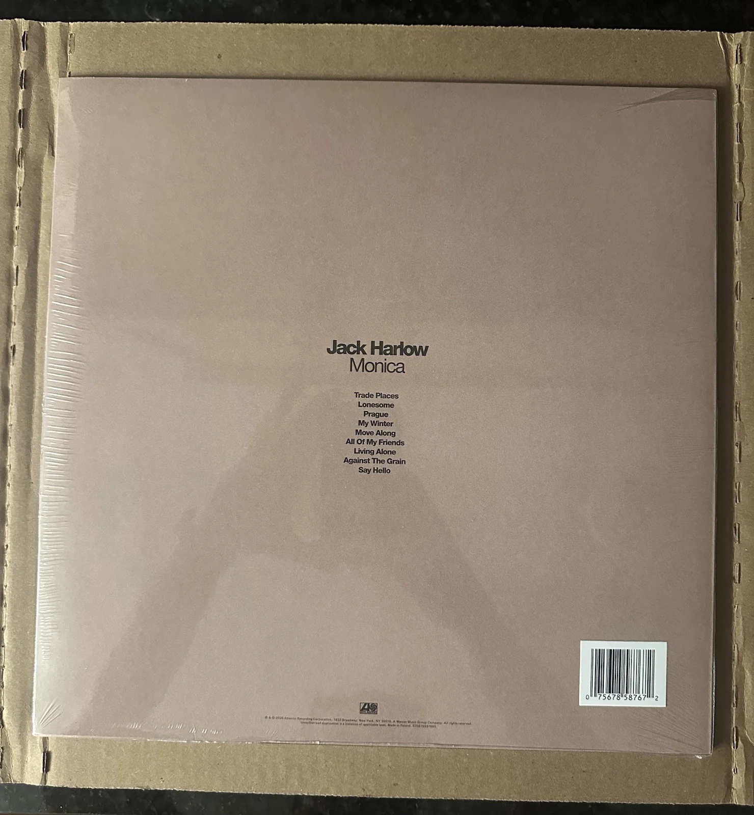 Jack Harlow Monica Signed Vinyl-New, Sold Out!, image 2