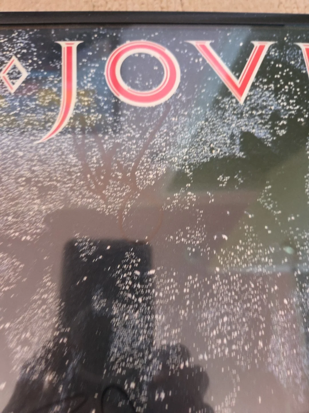 JON BON JOVI SIGNED SLIPPERY WHEN WET VINYL AUTOGRAPH ALBUM LP, image 4