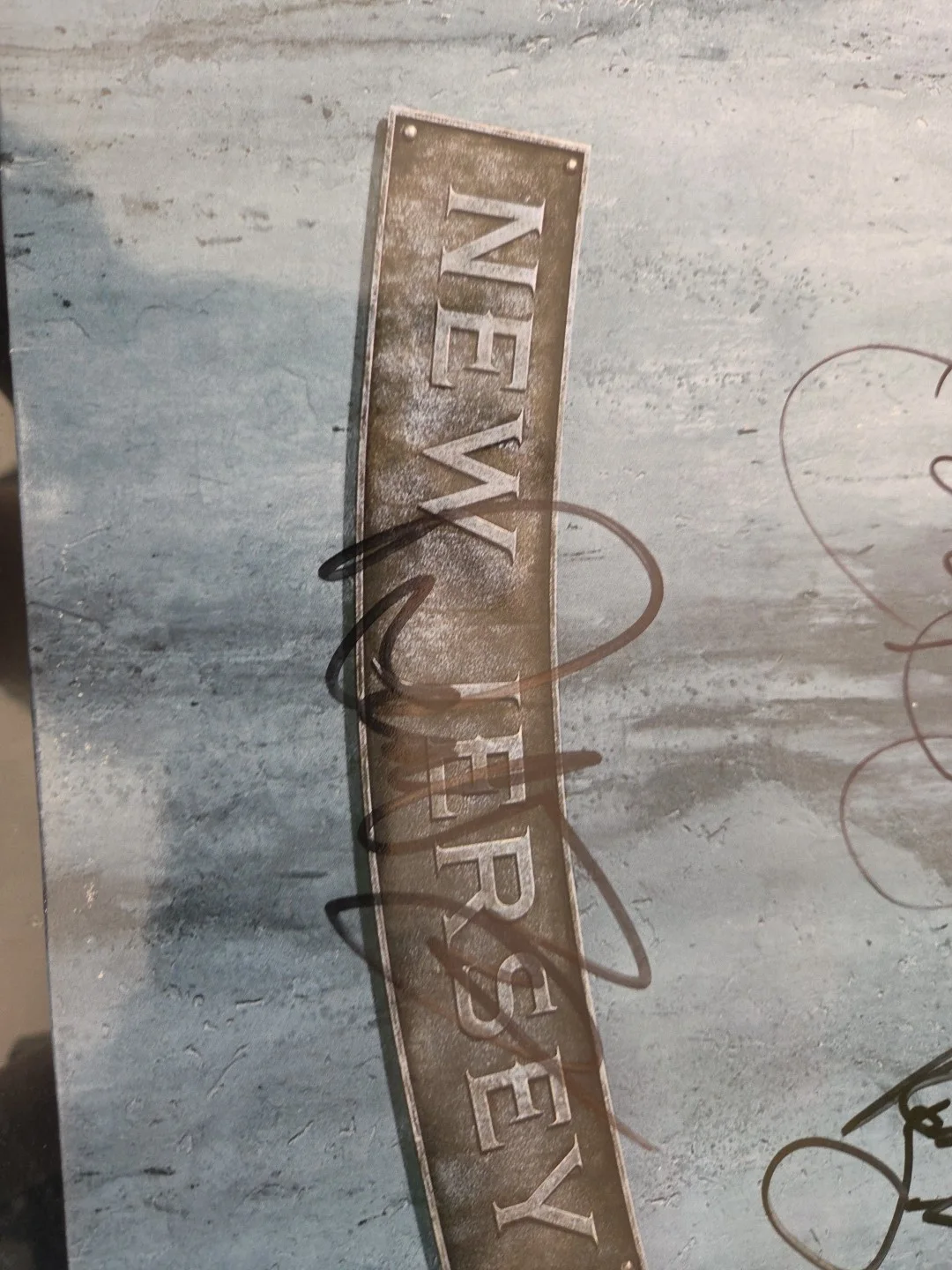 BON JOVI SIGNED NEW JERSEY ALBUM VINYL ROCK AUTOGRAPH JSA LOA X4, изображение 4