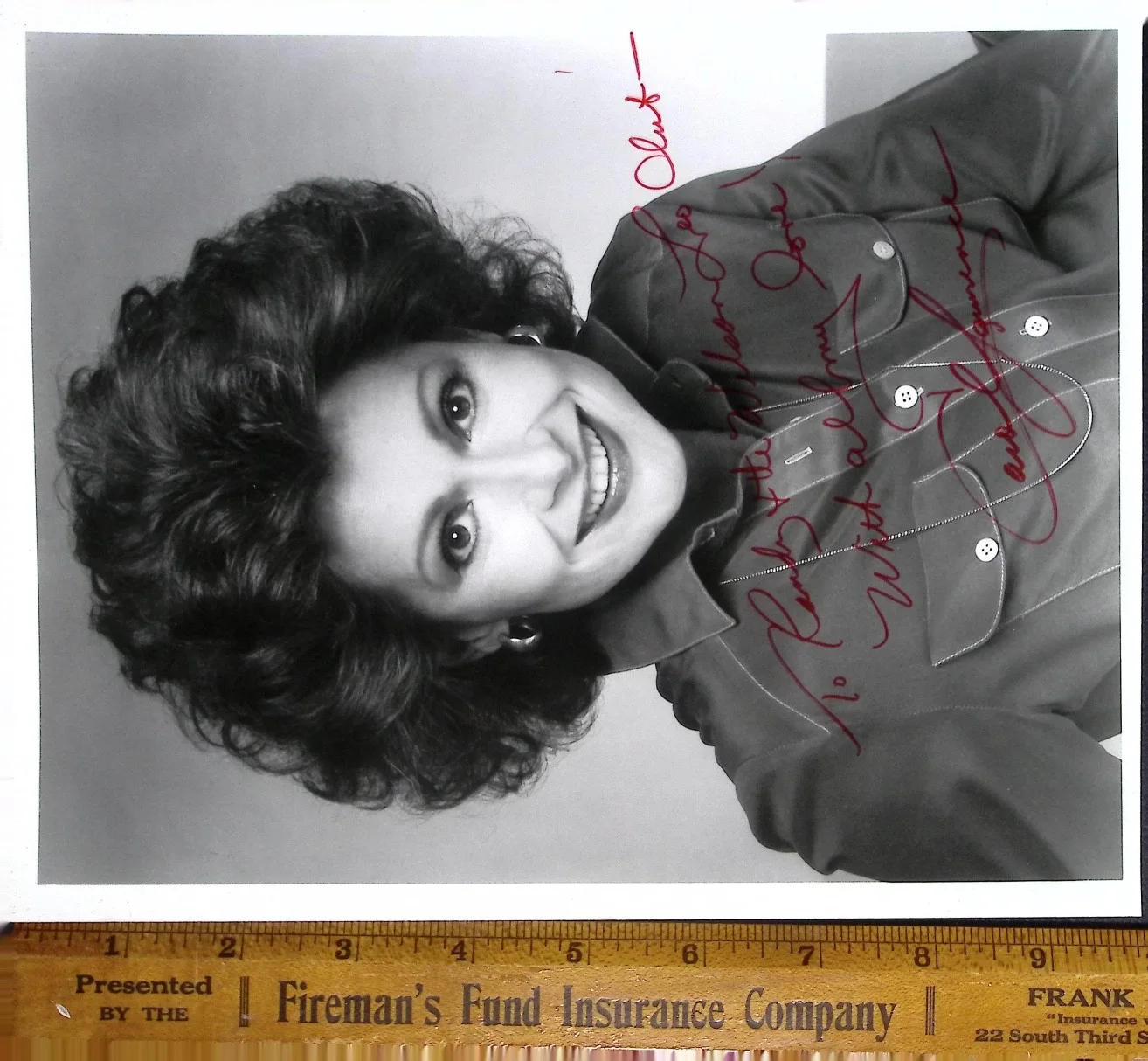 Vintage Carol Lawrence Signed Photo Vintage Actress Autograph Inscribed 1990, изображение 3