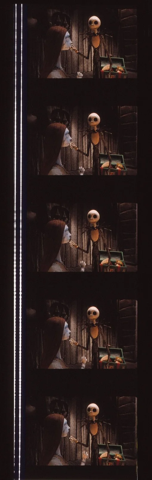 The Nightmare Before Christmas 35mm Film Cell strip very Rare var_b, image 3