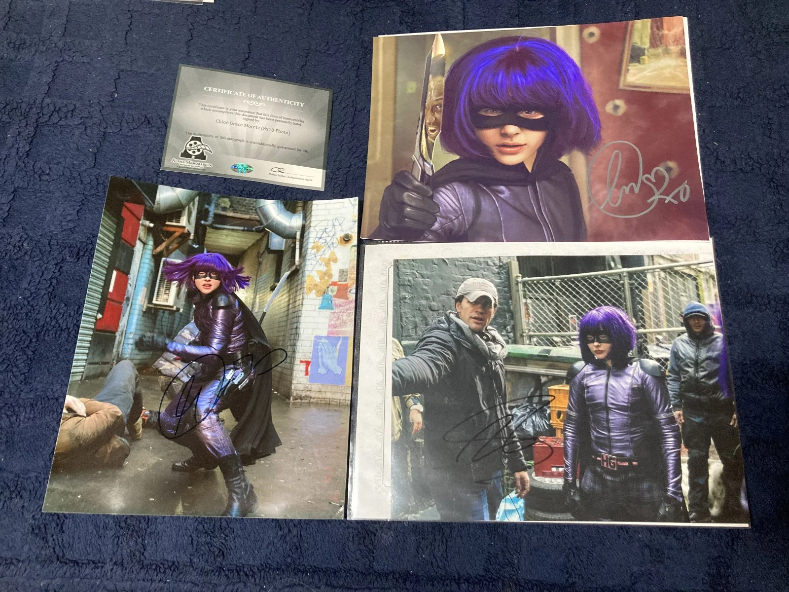Chloe Grace Moretz Signed Lot 8x10 Photos Kickass, image 2