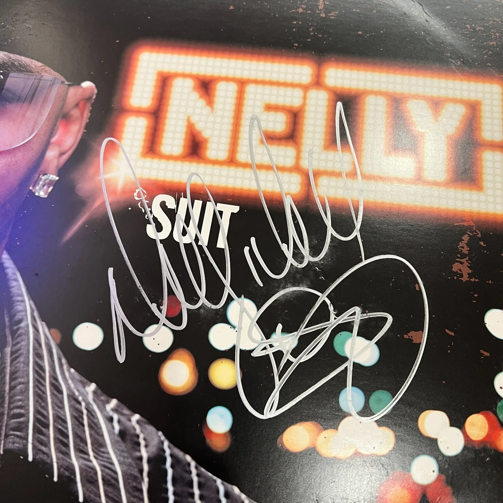 Nelly ‘Suit’ Signed Autographed Vinyl LP Album [2004 Promotional Copy] [JSA], image 3