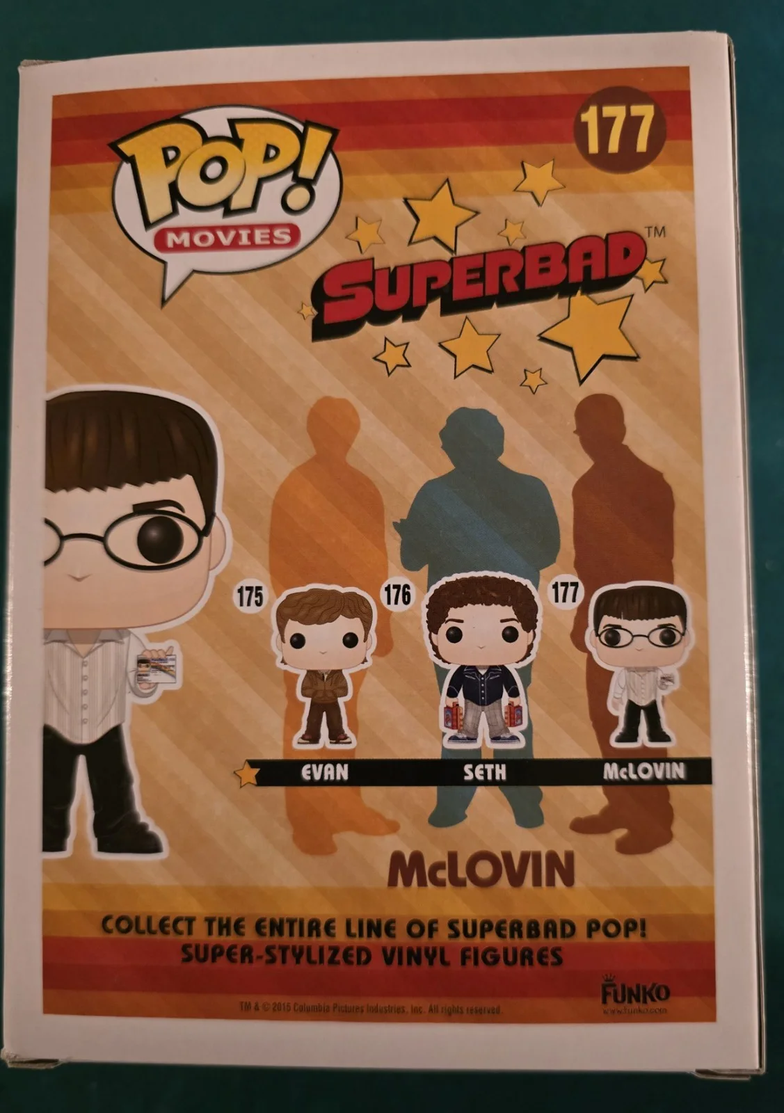 Christopher Mintz-Plasse — Christopher Mintz-Plassse Signed Funko Pop Superbad JSA Sticker Only, image 3