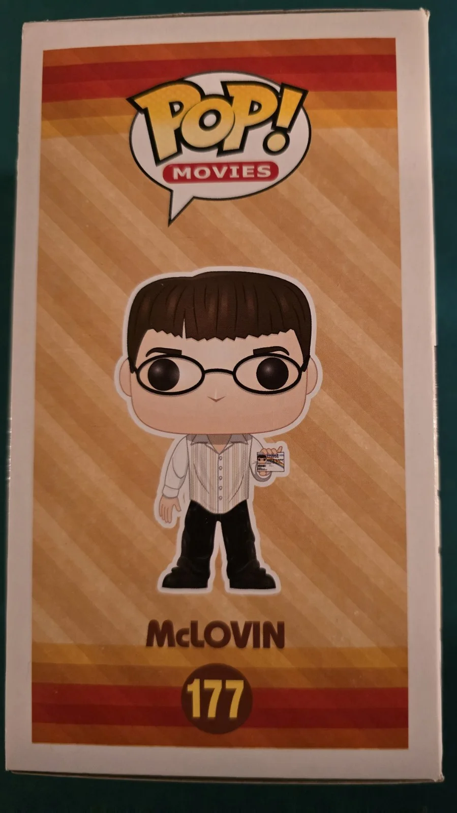 Christopher Mintz-Plasse — Christopher Mintz-Plassse Signed Funko Pop Superbad JSA Sticker Only, image 4