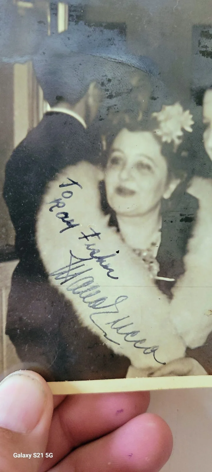 Mana Zucca, famed Pianist and Composer Signed Autographed Photograph 1941 Photo, изображение 2