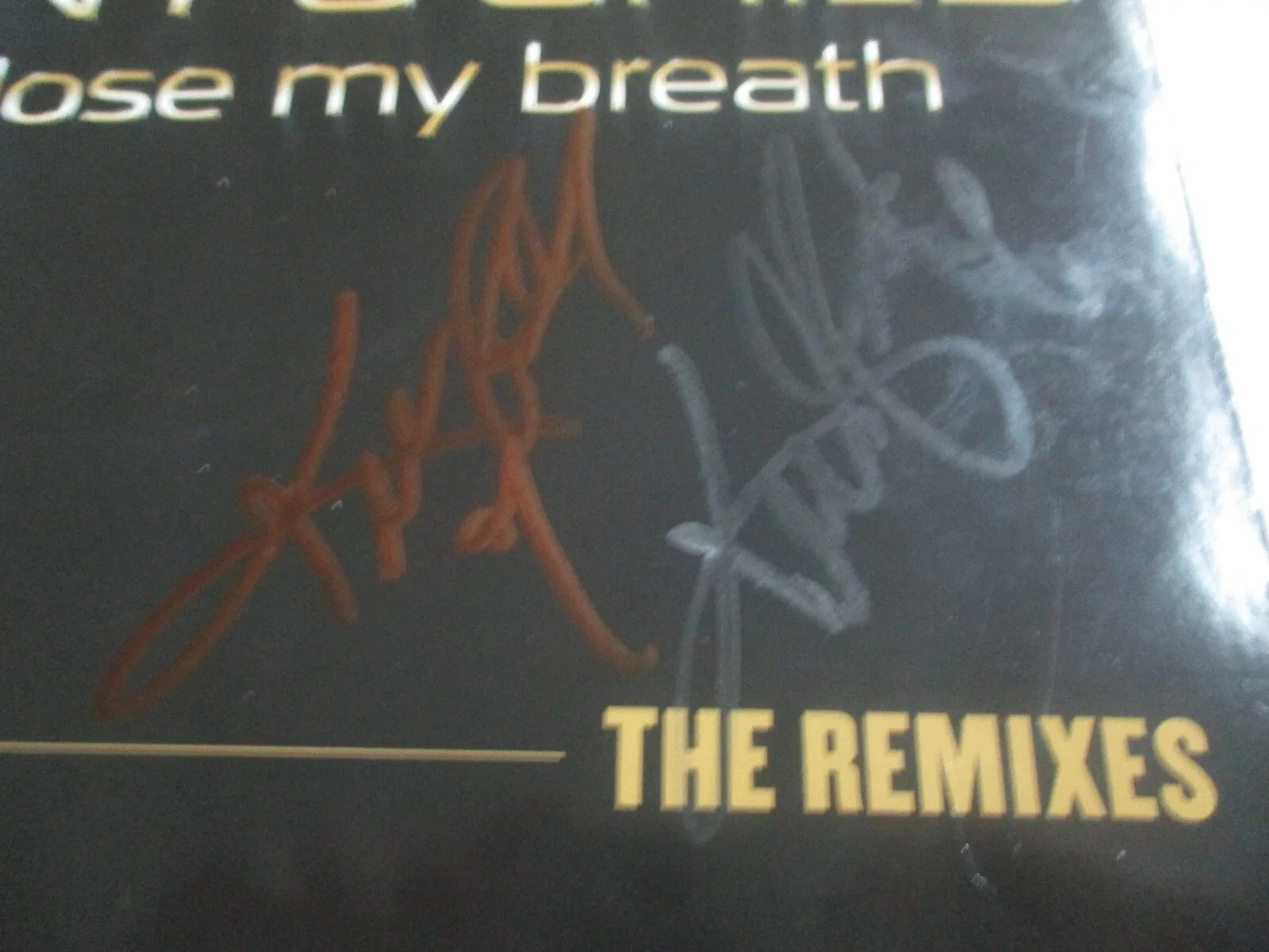 DESTINY'S CHILD AUTHENTIC AUTOGRAPHED/SIGNED PROMO VINYL RECORD-KELLY ROWLAND, изображение 3