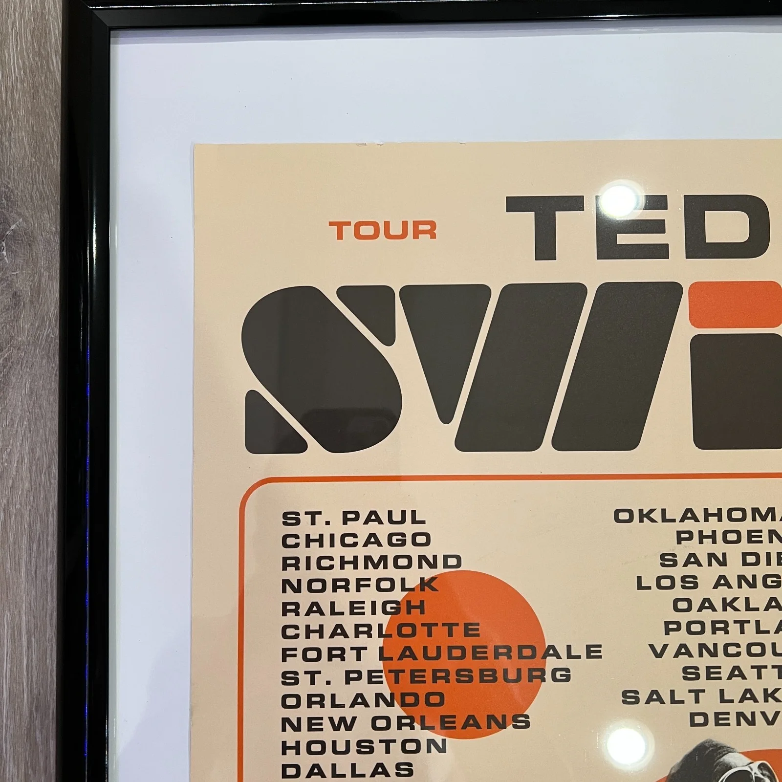 Teddy Swims 'Tour 2023' Autographed Signed Music Poster [JSA], image 3