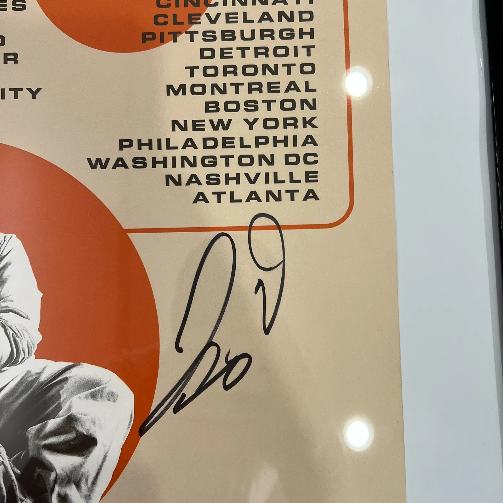 Teddy Swims 'Tour 2023' Autographed Signed Music Poster [JSA], image 5