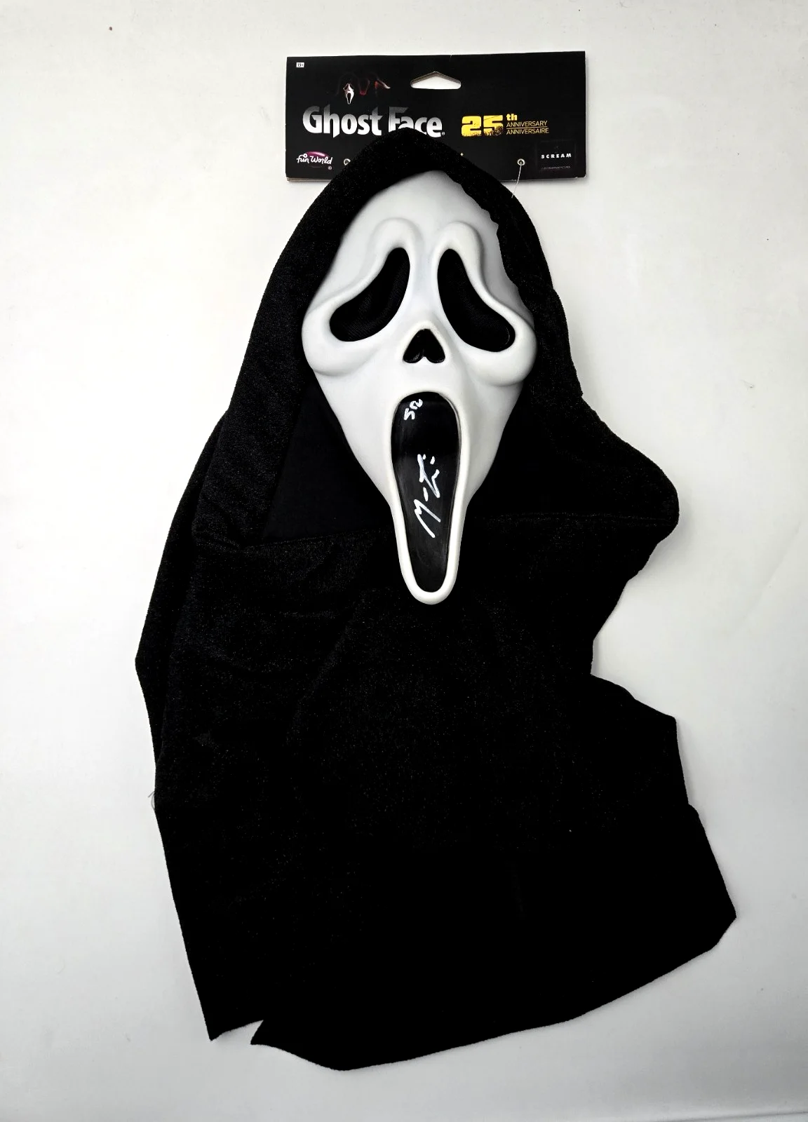 Matthew Lillard — Matthew Lillard Signed Mask Scream Ghostface 25th Stu Horror Beckett COA 603, image 3