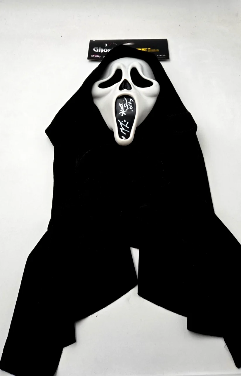 Matthew Lillard, Skeet Ulrich — Matthew Lillard & Skeet Ulrich Signed Mask Ghostface Scream 25th Beckett 545, изображение 3