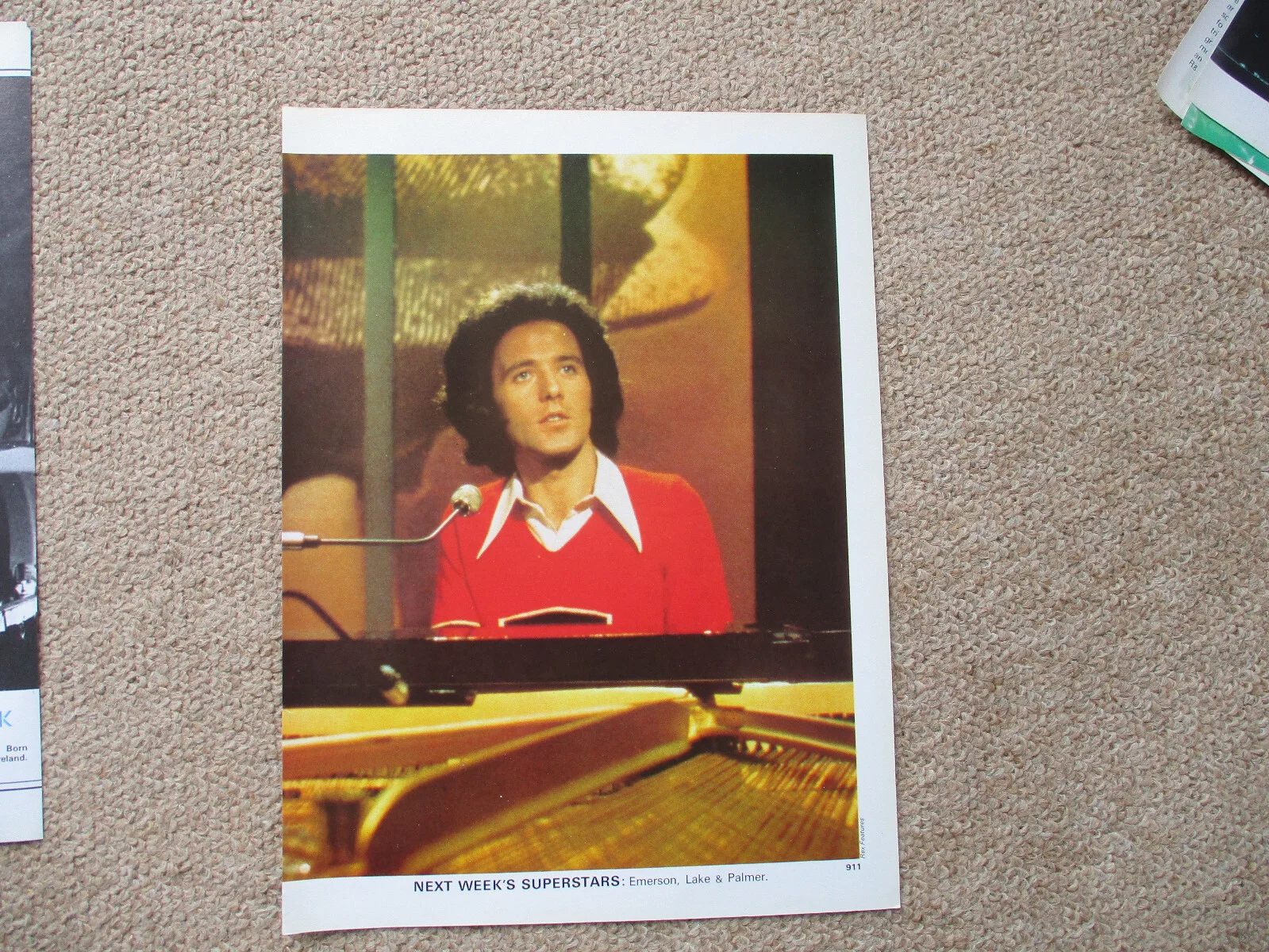 Gilbert O'Sullivan - 5 page magazine article with colour and B/W pics, изображение 3
