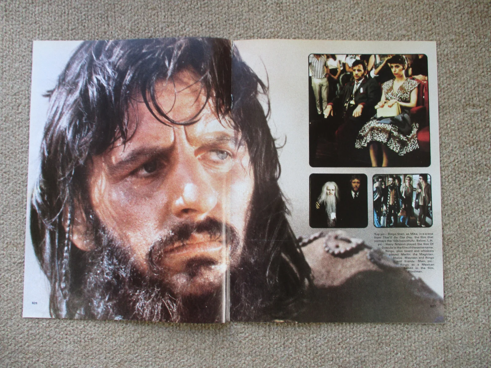 The Beatles - John, George, Ringo. 3 magazine articles - colour & B/W pics, image 5
