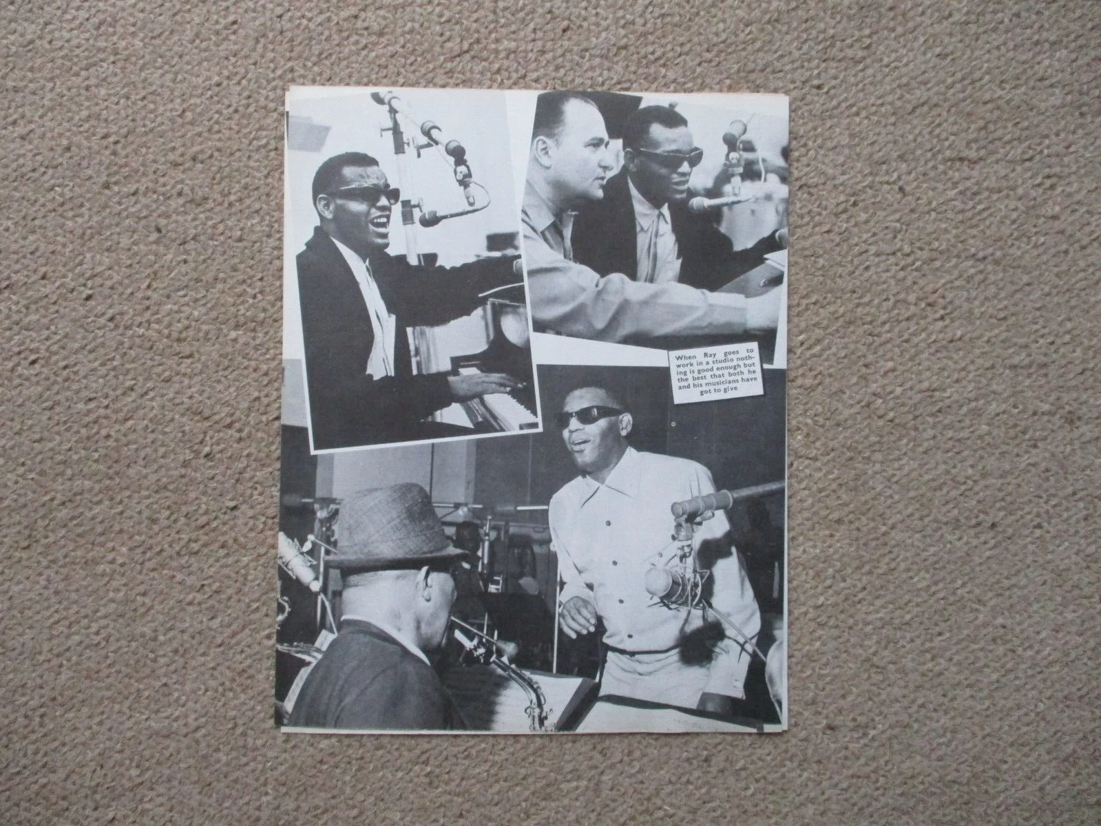 Ray Charles - Soul Music. Original 3 page article / interview from the 1960s., image 2