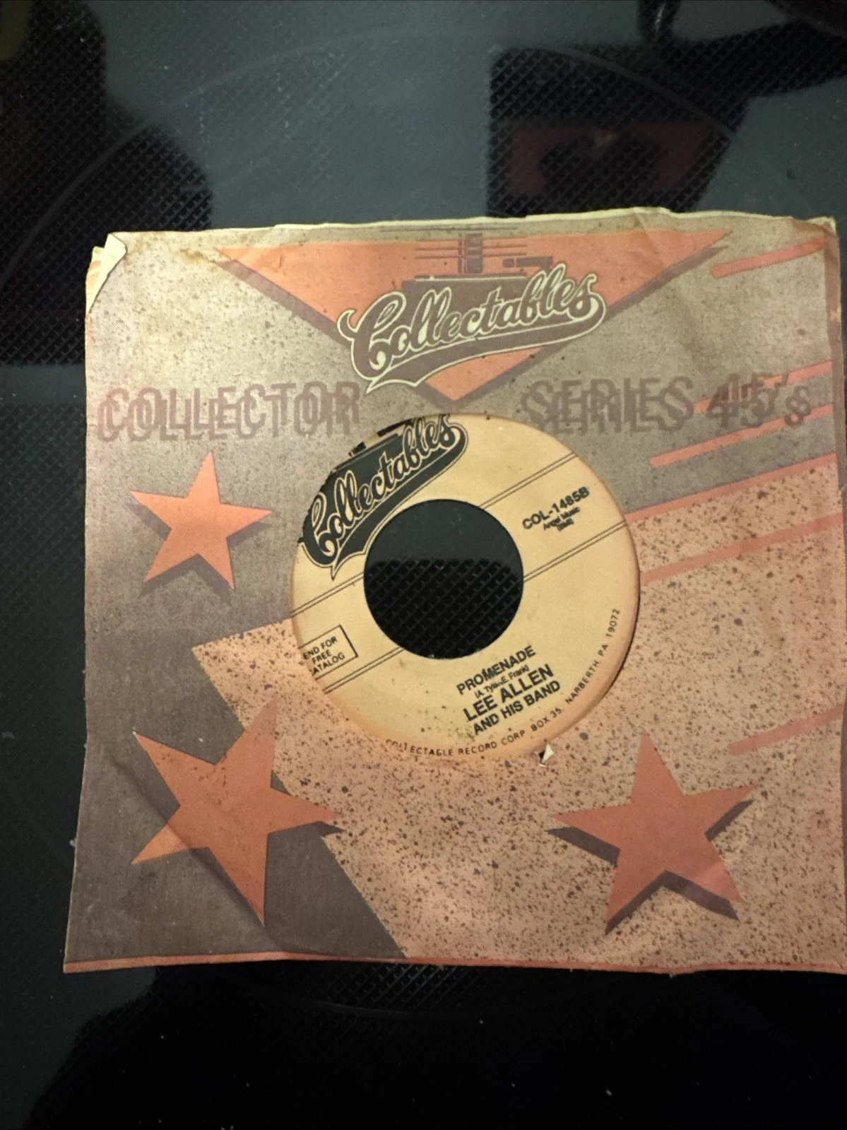 Signed Lee Allen 45 LP, image 3
