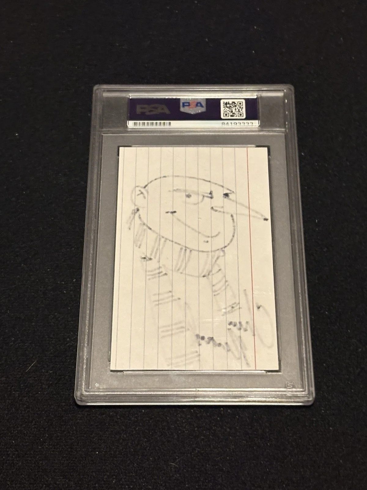 Chris Renaud — Chris Renaud Signed Autographed Gru Sketch Card Hand Drawn PSA Minions, изображение 2