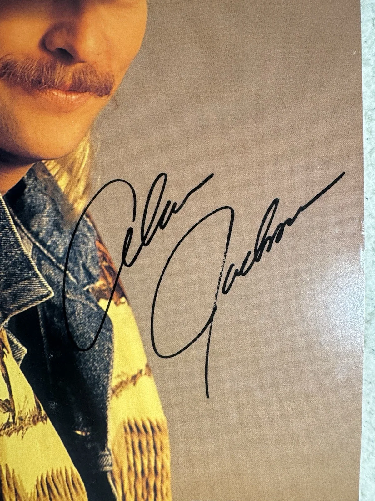 Vintage Alan Jackson Autographed Hand Signed 8x10 Photo Country Music 90s Gift, изображение 3