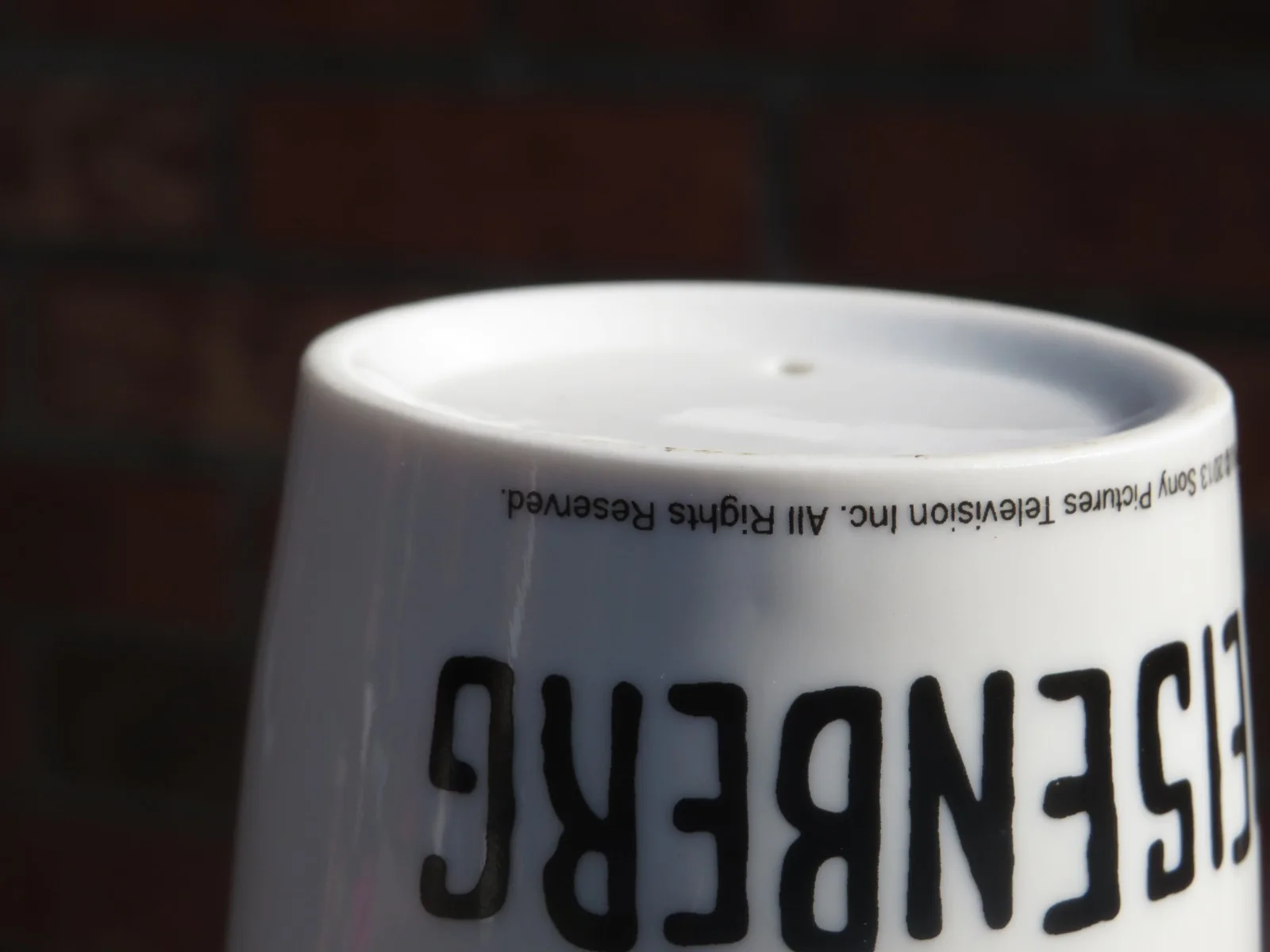 Official Heisenberg Tumbler – Breaking Bad Merchandise – White Ceramic 16oz Cup, image 3