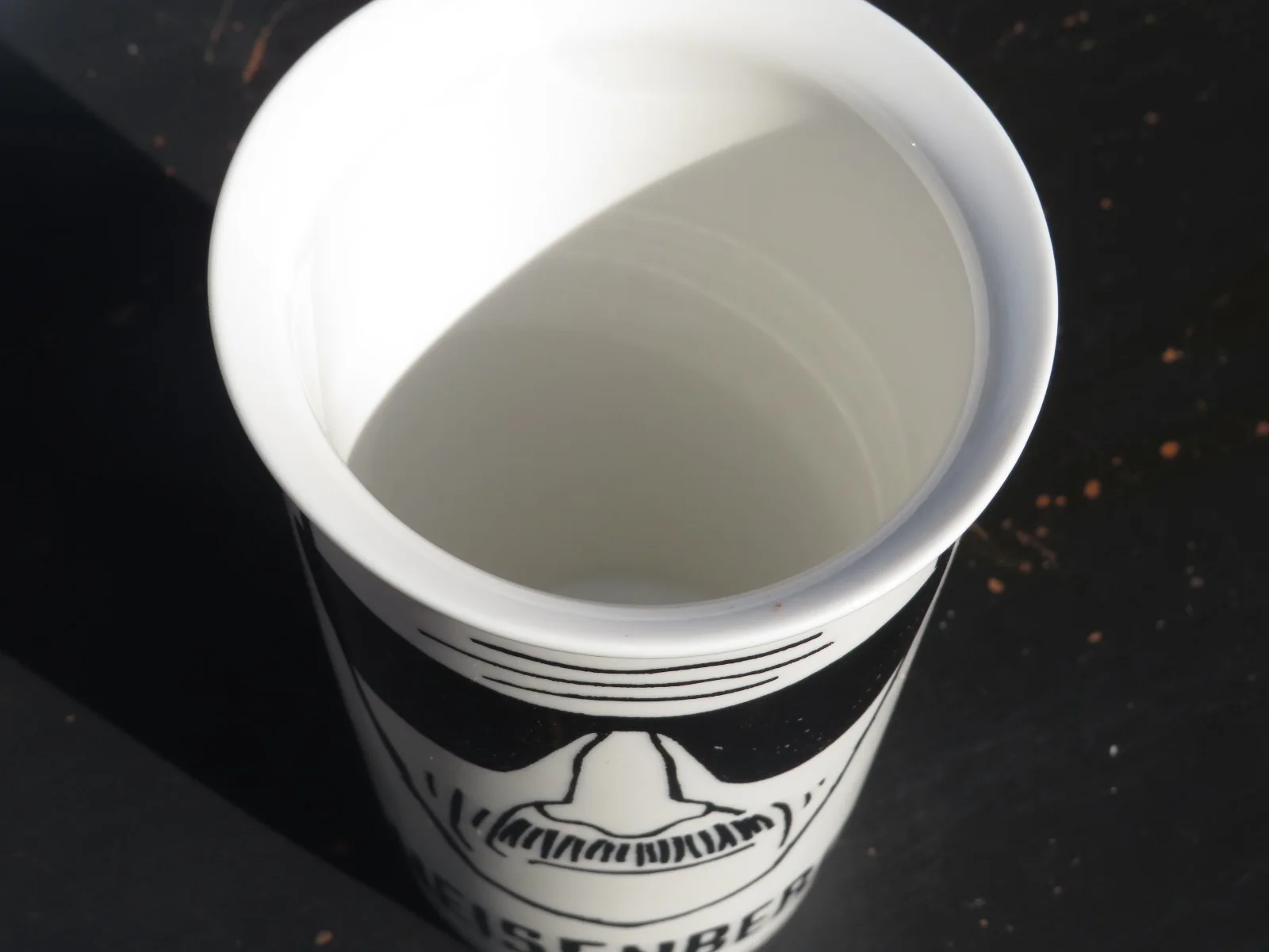 Official Heisenberg Tumbler – Breaking Bad Merchandise – White Ceramic 16oz Cup, image 5