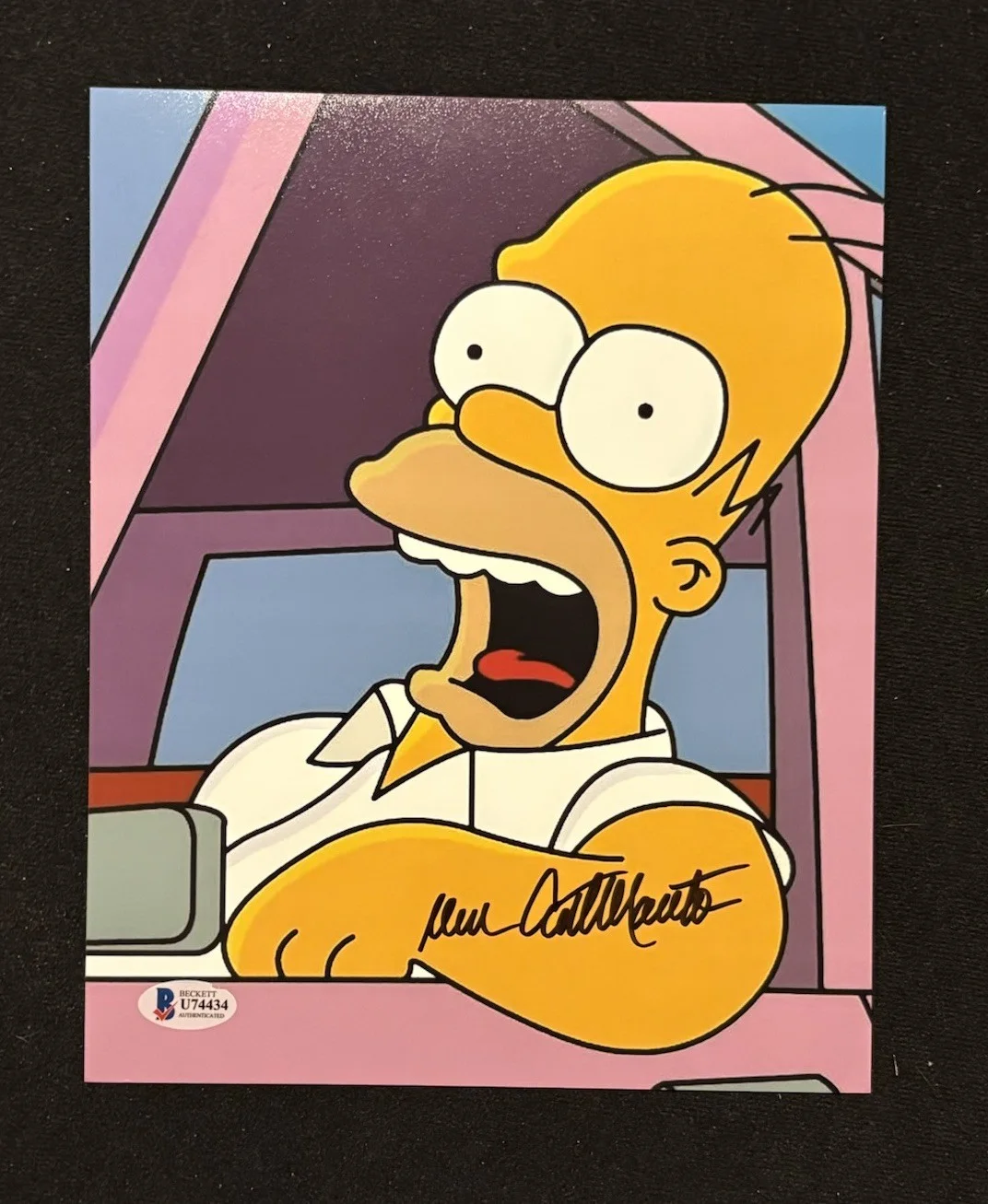 Dan Castellaneta — Dan Castellaneta Autographed 8x10 Photograph Voice of Homer Simpson Beckett