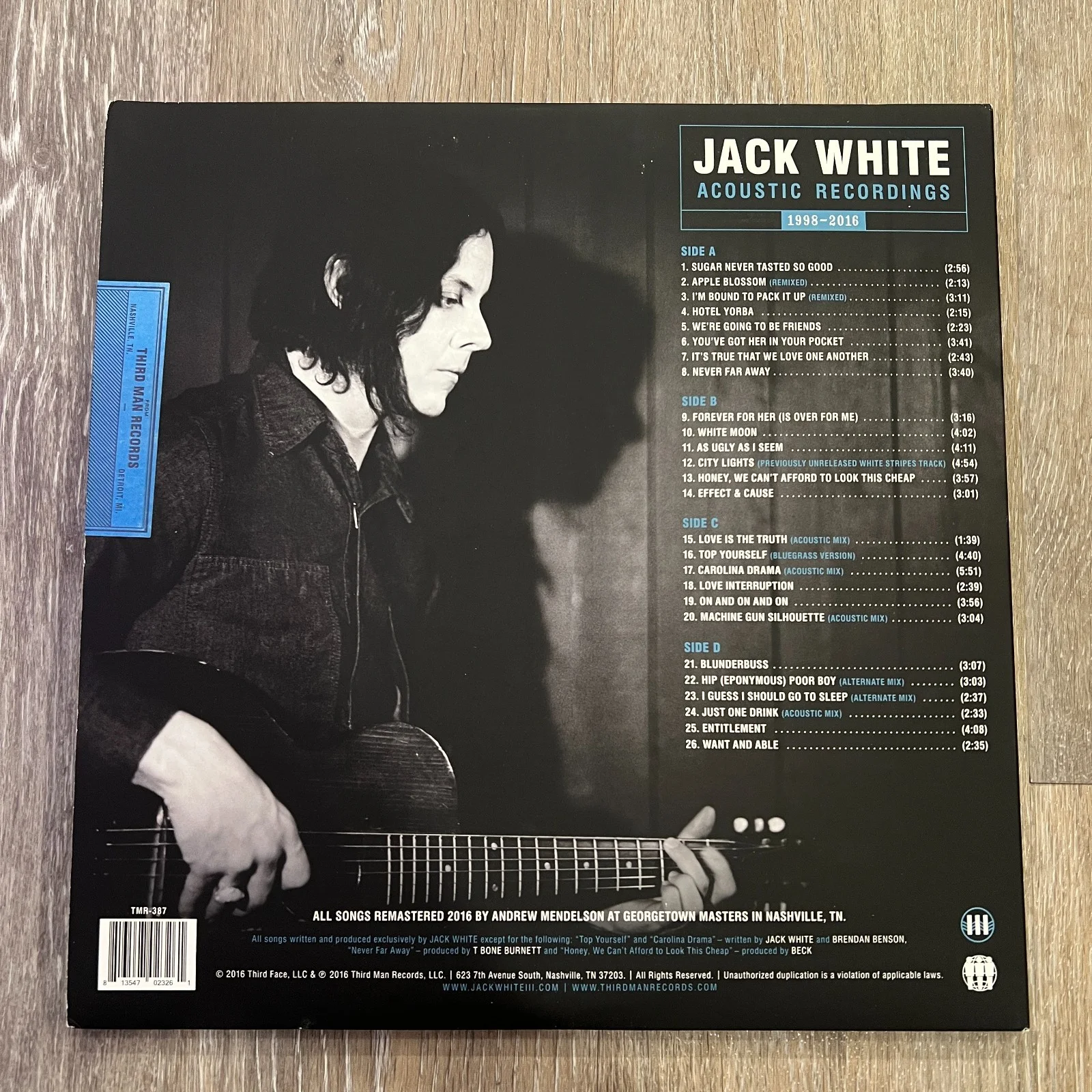 Jack White 'Acoustic Recordings' Signed Autographed 1998-2016 Vinyl Album [JSA], image 4