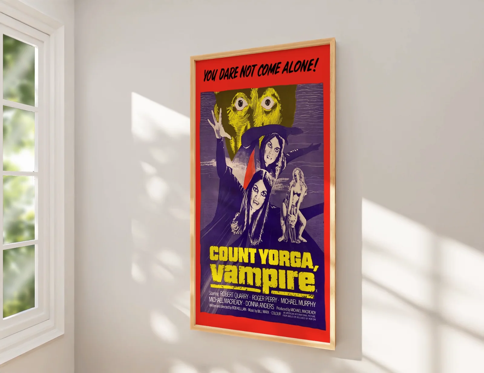Count Yorga, Vampire - 1970 Cult Horror B-movie 27.2" x 41" US One Sheet Poster, изображение 2