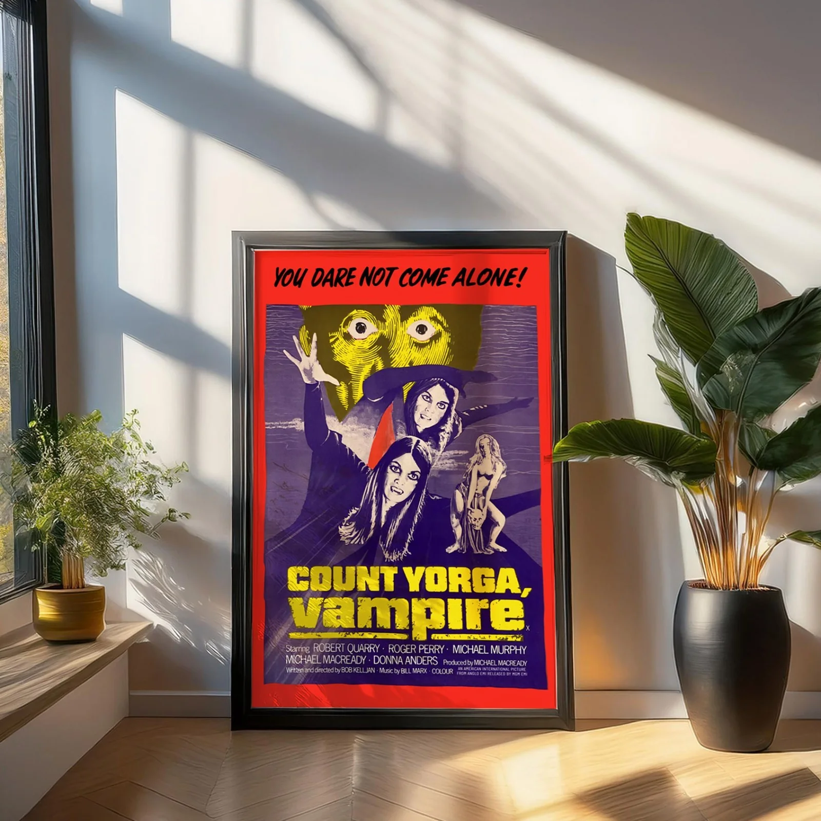 Count Yorga, Vampire - 1970 Cult Horror B-movie 27.2" x 41" US One Sheet Poster, изображение 3