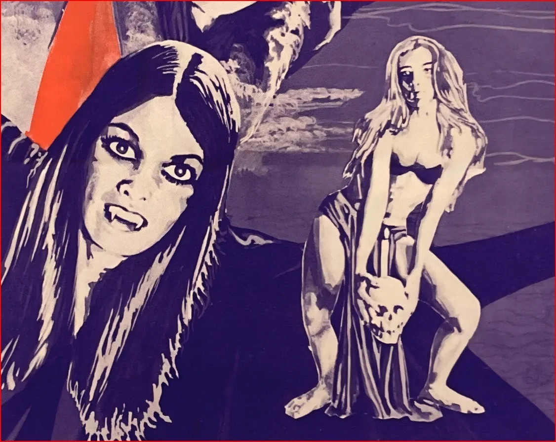 Count Yorga, Vampire - 1970 Cult Horror B-movie 27.2" x 41" US One Sheet Poster, изображение 5