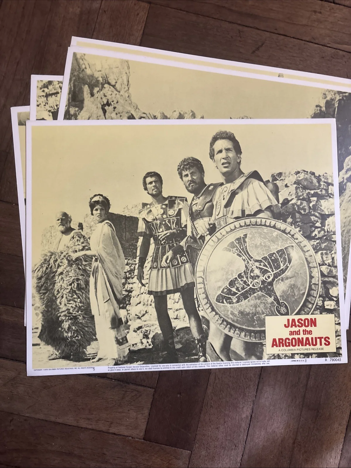 1978 JASON & THE ARGONAUTS ORIG 11X14 LOBBY CARD SET TODD ARMSTRONG/NANCY KOVAK, изображение 5