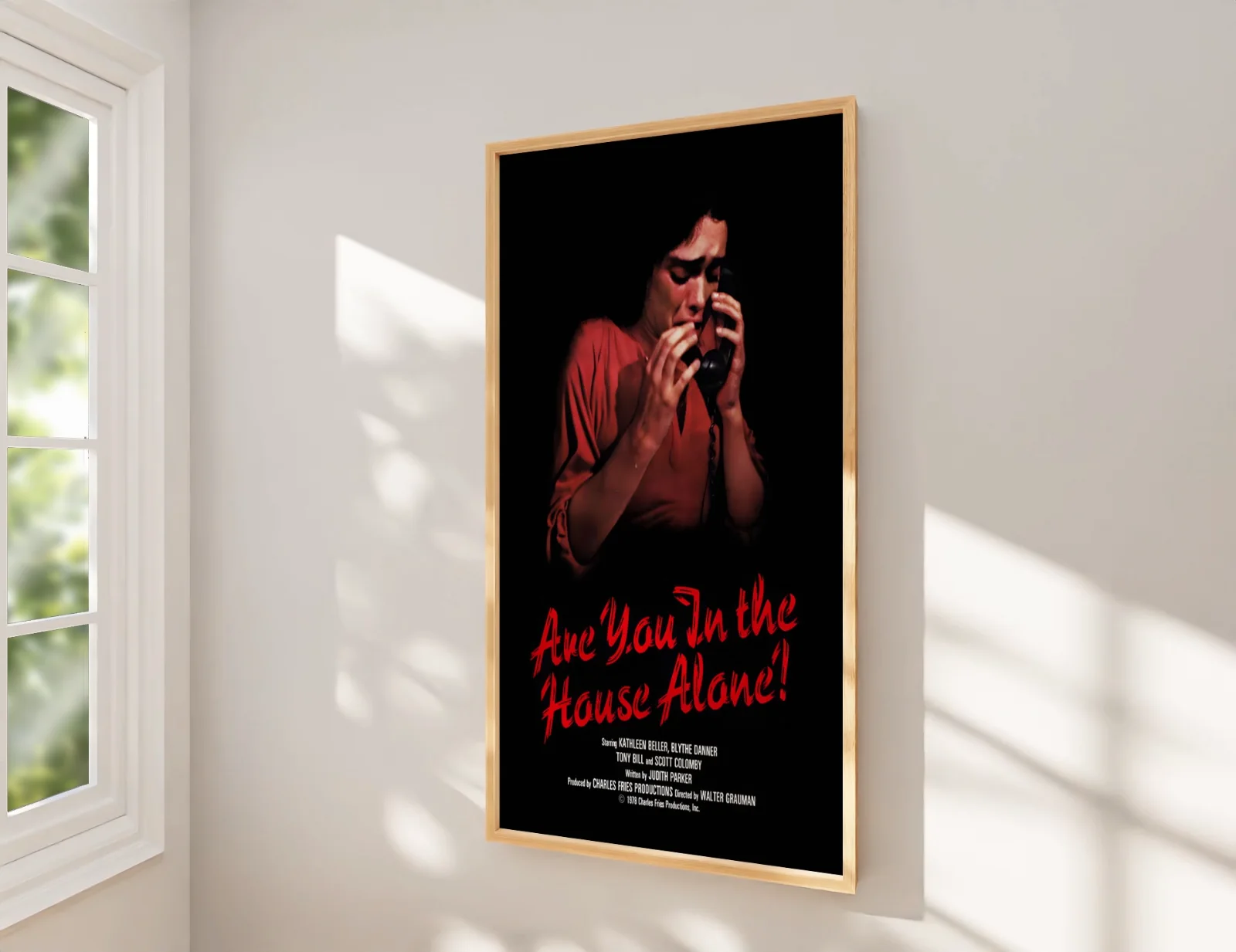 Are You In The House Alone? - US Horror 27.2" x 41" US One Sheet Poster, image 2