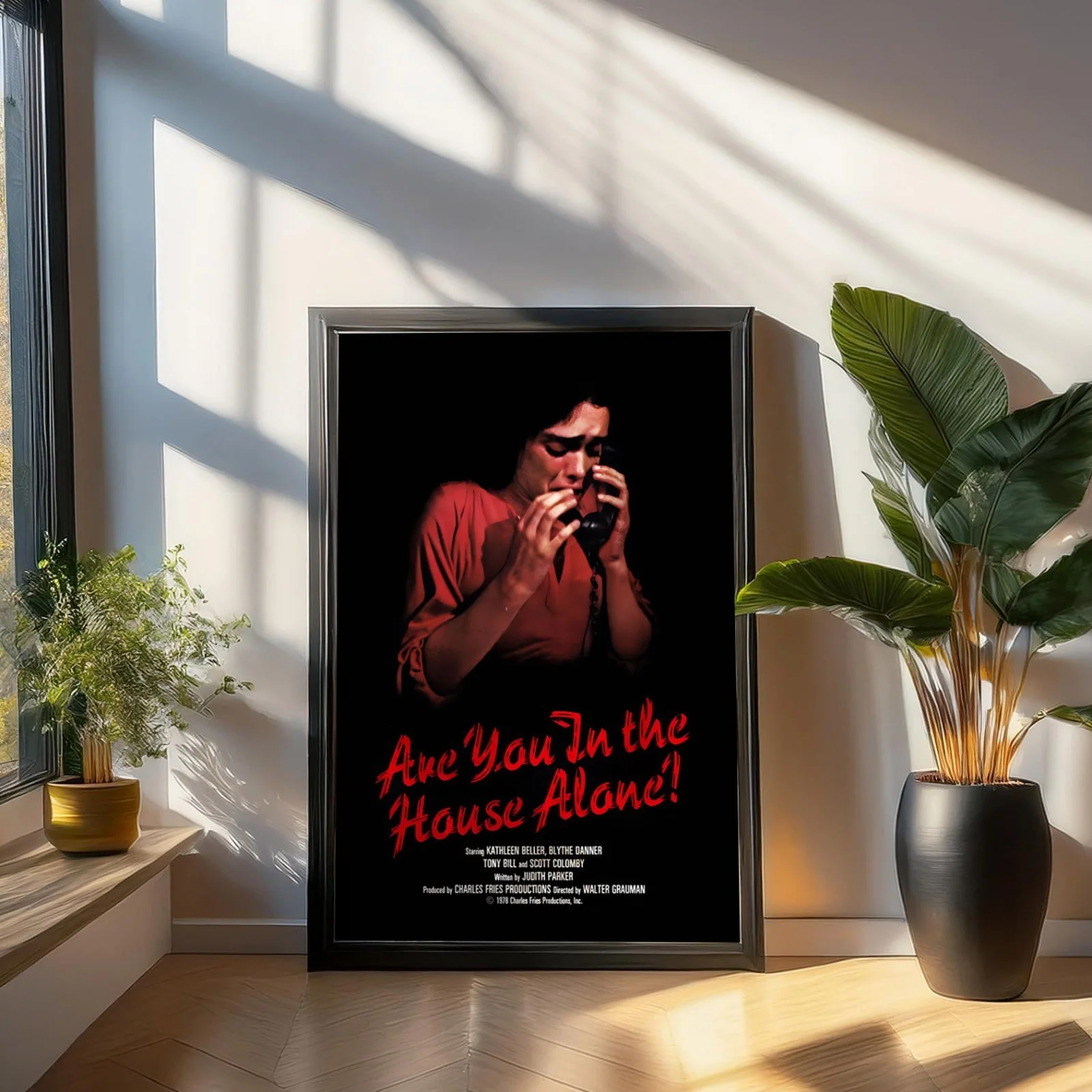 Are You In The House Alone? - US Horror 27.2" x 41" US One Sheet Poster, image 3