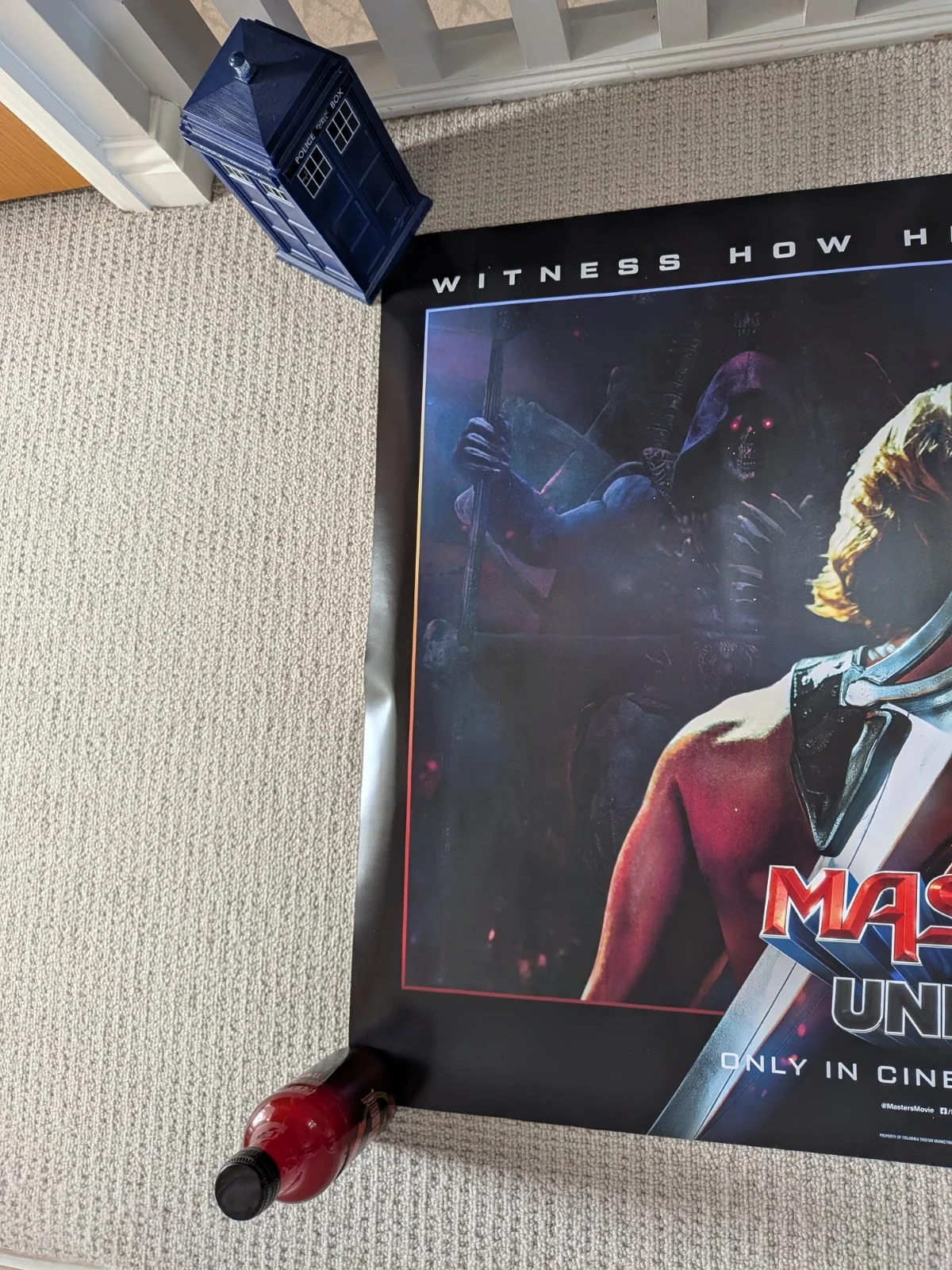 Masters of the Universe Original UK Double Sided Cinema Quad Poster, изображение 4