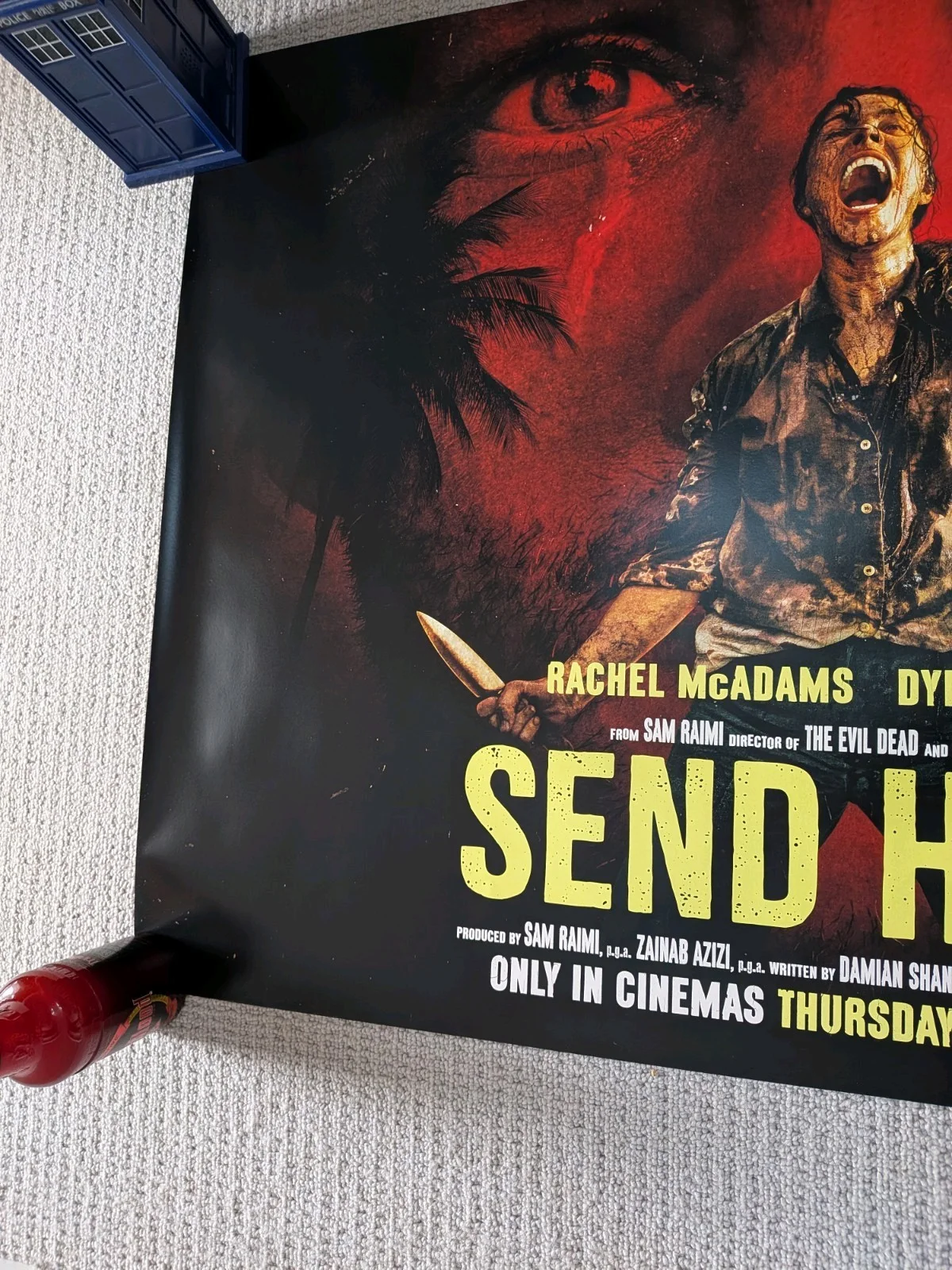 Send Help ORIGINAL UK QUAD CINEMA POSTER | Rachel McAdams | Dylan O’Brien, изображение 2