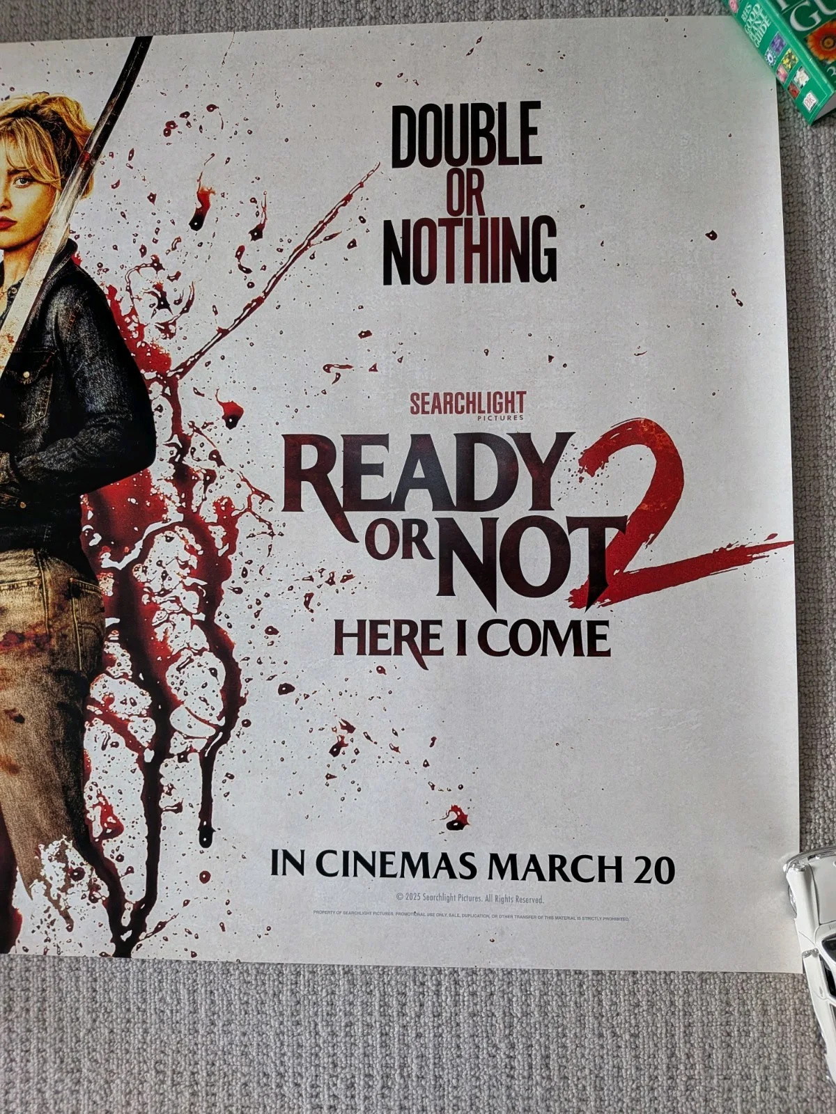Ready Or Not 2 - Here I Come - Original UK Quad Cinema Poster 2026 - Landscape, image 3