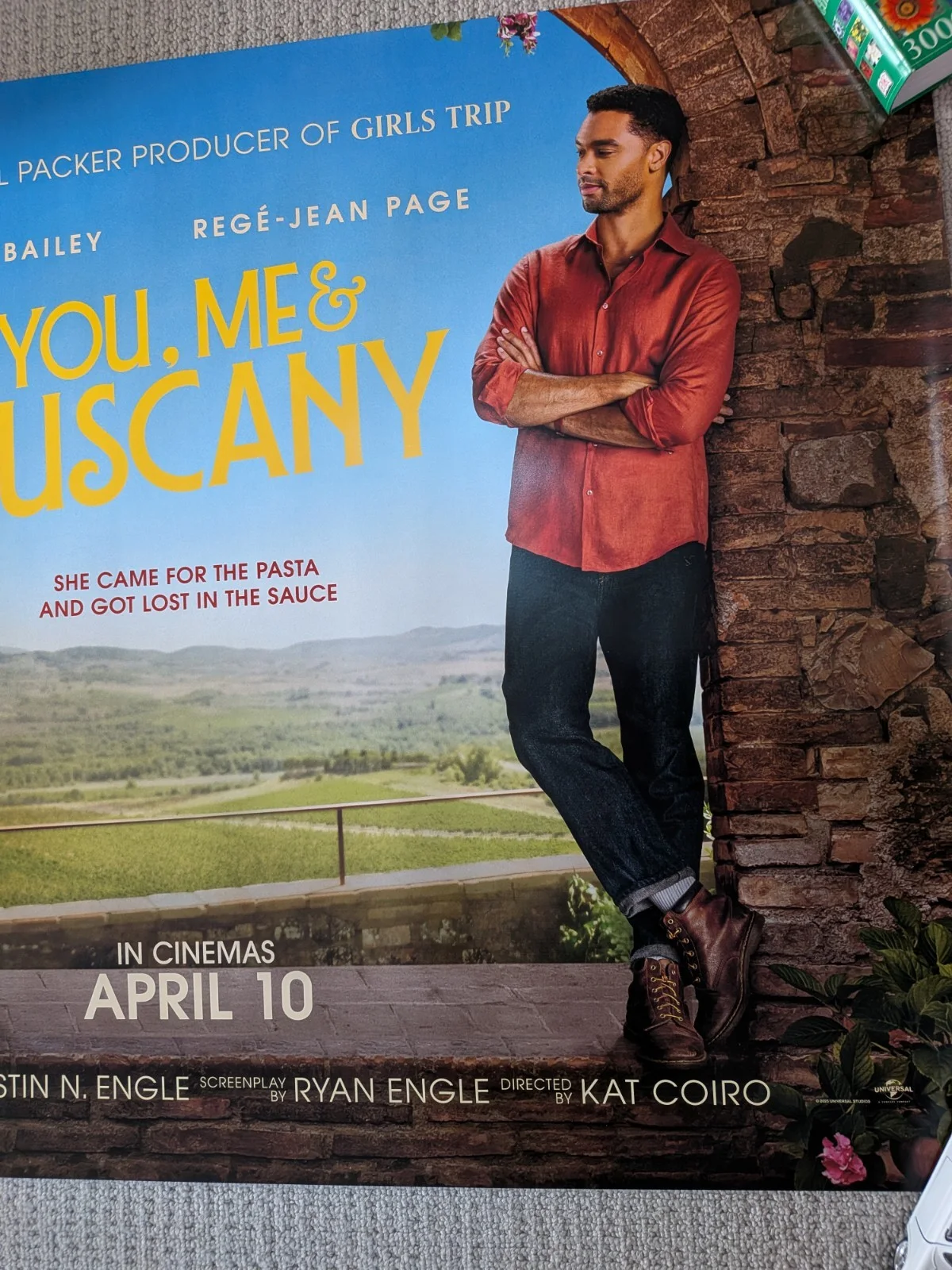 You, Me and Tuscany Original UK Double Sided Cinema Quad Poster, изображение 3