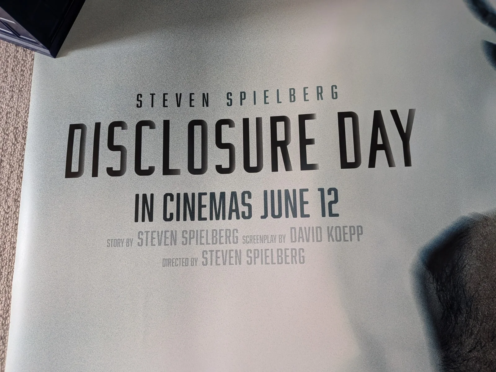 Disclosure Day - Set of 2 Original UK Double Sided Quad Posters 30" x 40" New, image 3
