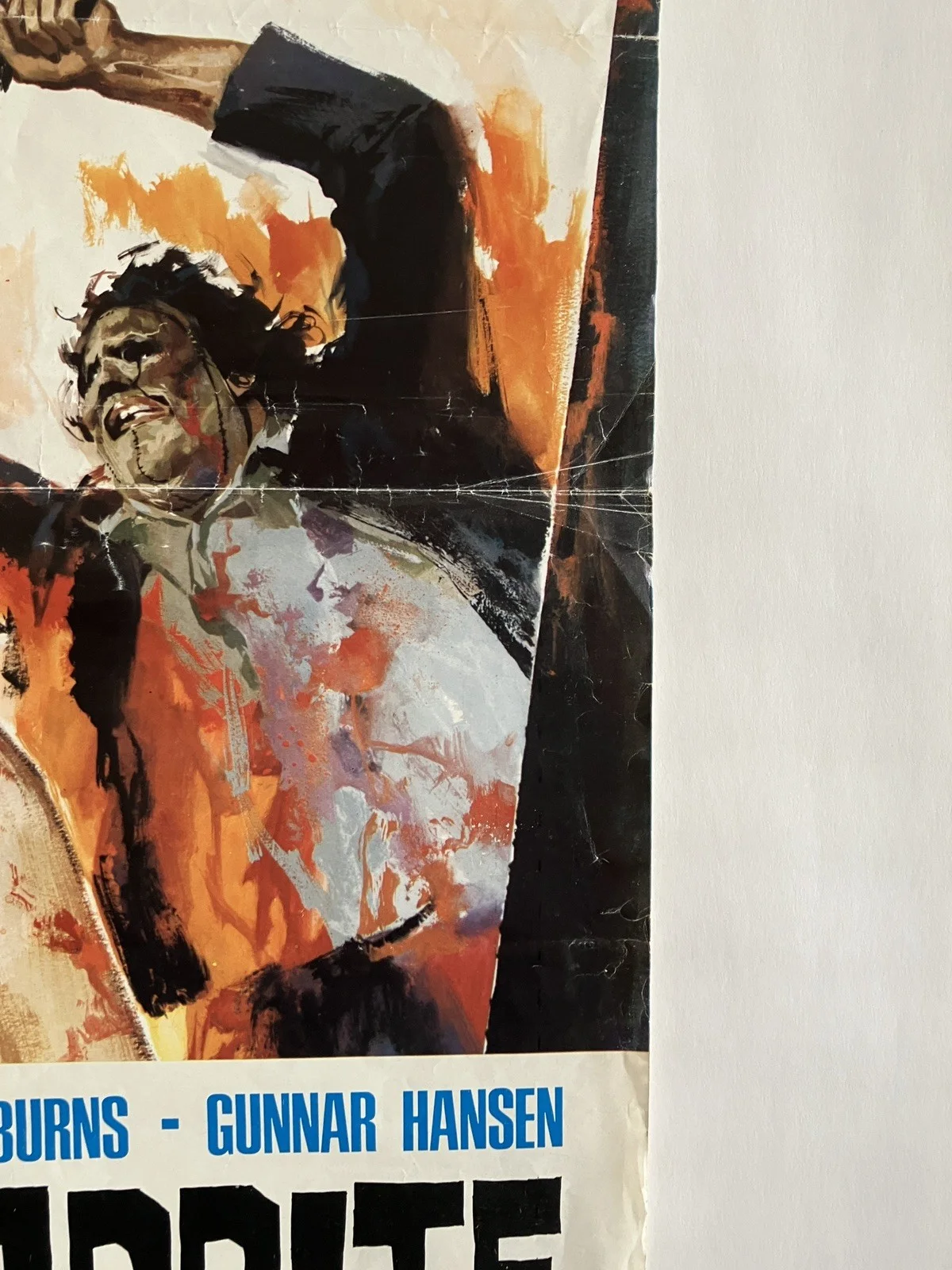 Texas Chainsaw Massacre 1976 Italian Poster Locandina 'Non Aprite Quella Porta', изображение 2