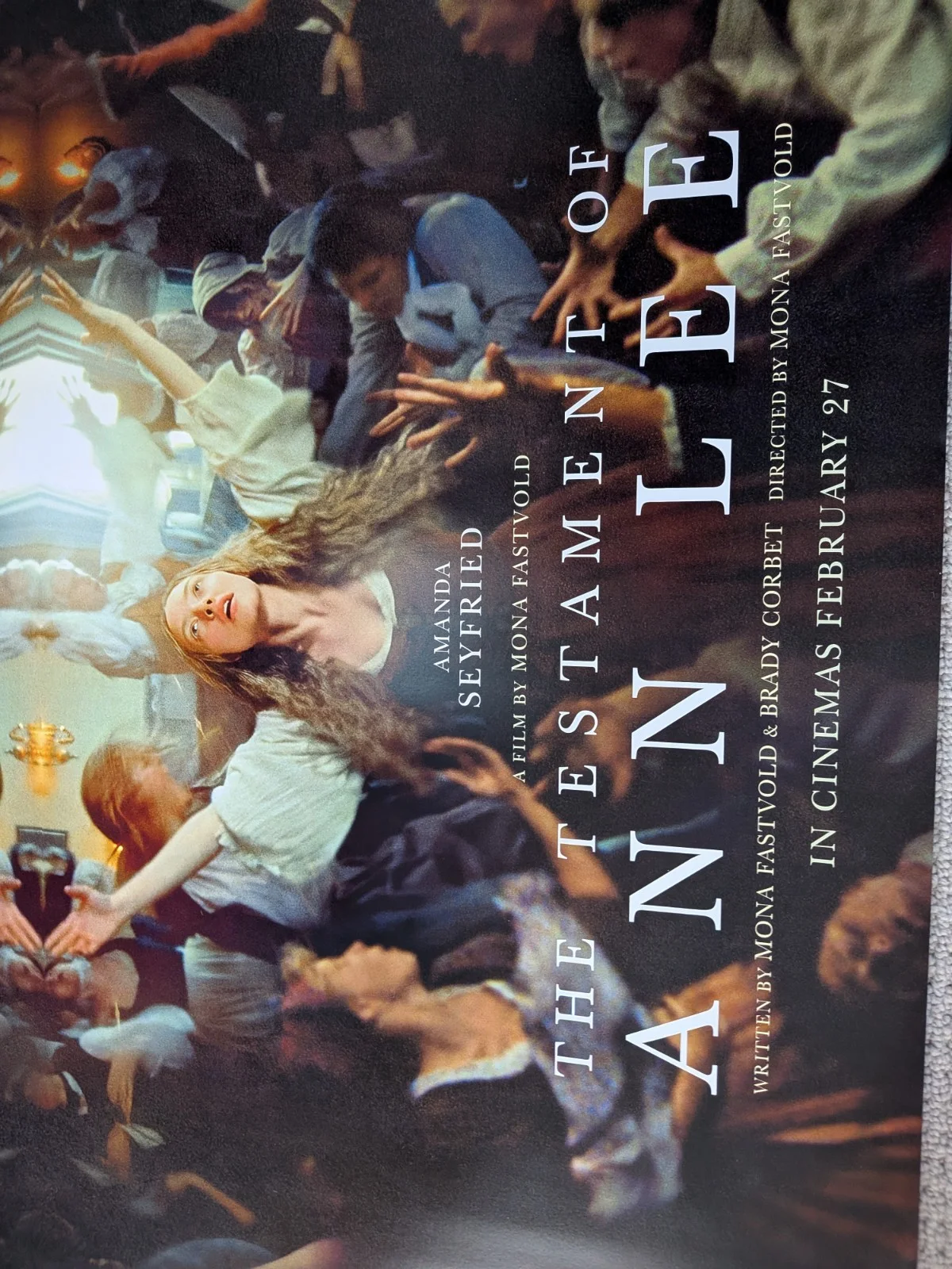 The Testament of Ann Lee 30"-40" UK Original Quad Poster, image 3