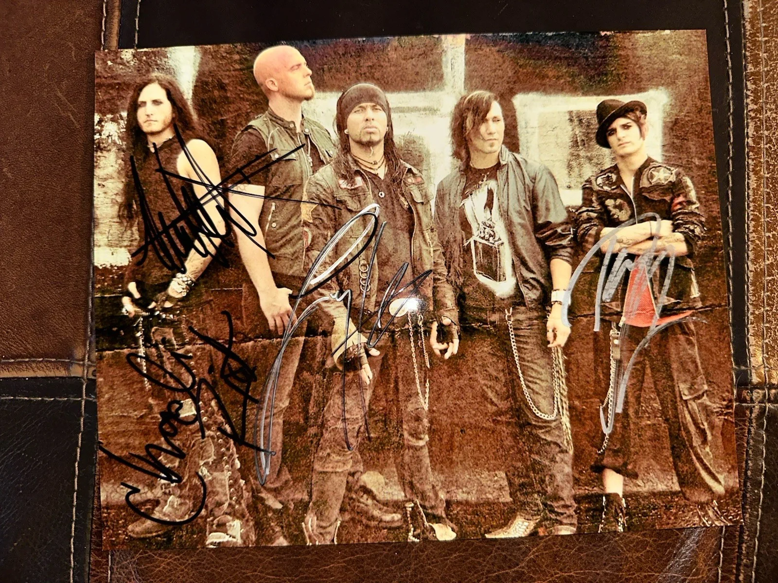 Autographed Pop Evil 8 X 10 Photo, image 2